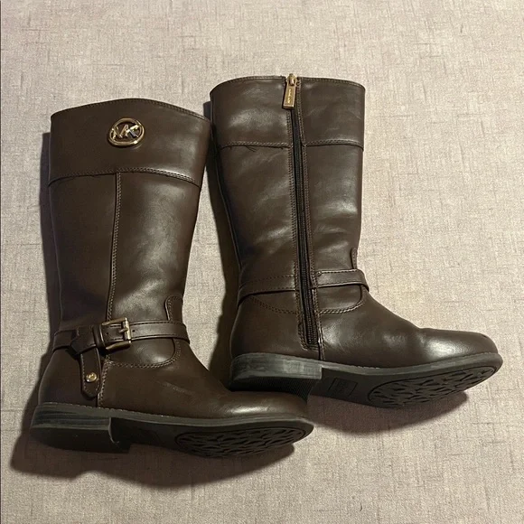 Michael Kors Brown Kids Boots - Picture 1 of 5